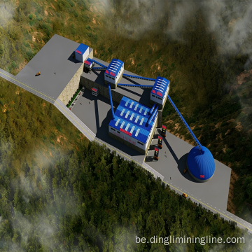 Эфектыўная лінія апрацоўкі каменя з прадукцыйнасцю 1000 TPH